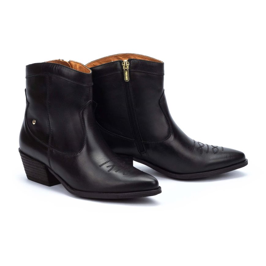 Women's Pikolinos VERGEL Ankle Boots Black | NZ R391A87